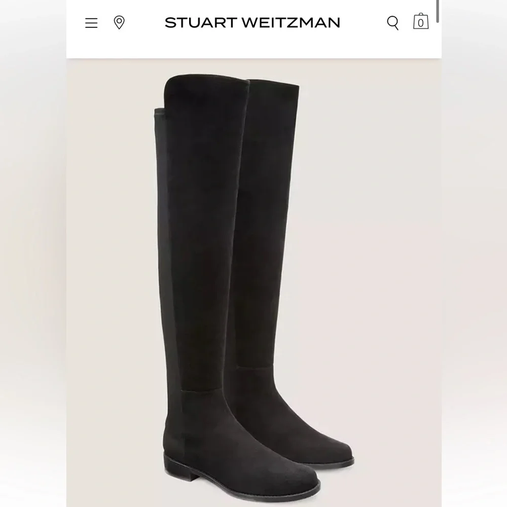 Stuart Weitzman 5050 over the knee suede boots